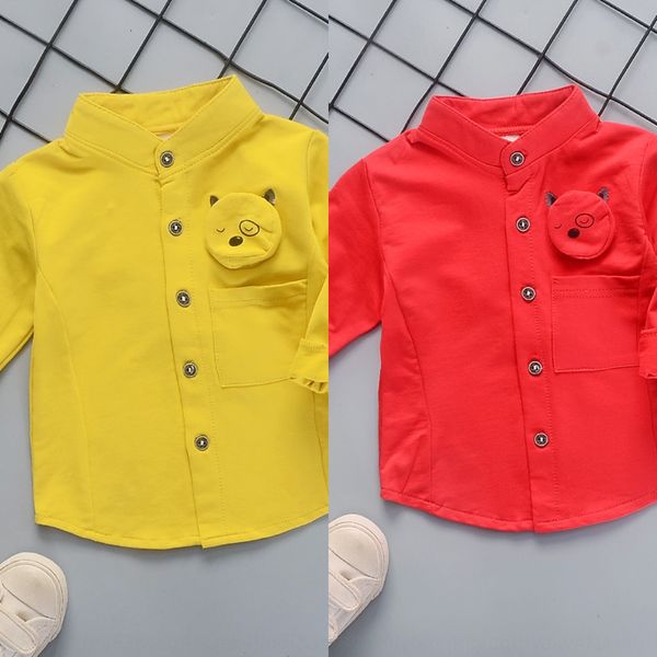 

2019 season tong chen shan tong chen shan children's coat children's shirt fashionable boys' baby plaid cotton shirt coat, White;black