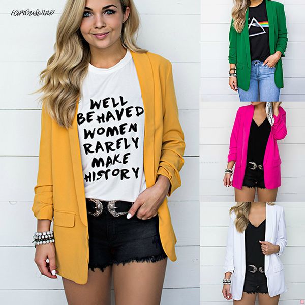 

womens solid open front cardigan long sleeve bow collar casual jacket slim autumn,winter coat plus size 4xl-5xl, Black;brown