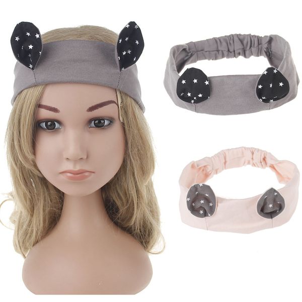 

2018 new fashion children headbands cat ears head wrap wide hair accessories hair bands for women kids accessories
