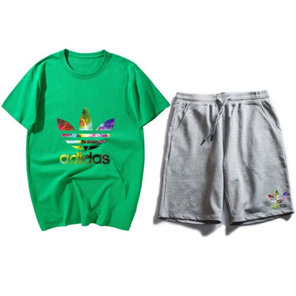 

adid luxurious men's designer summer t-shirt short print designer t-shirt fashion men's short sleeve t-shirt s-xxl, Gray