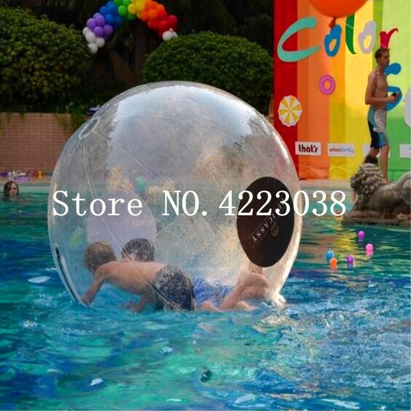 

2m/6.6ft diameter 0.8mm pvc inflatable water walking ball water balloon walking on water