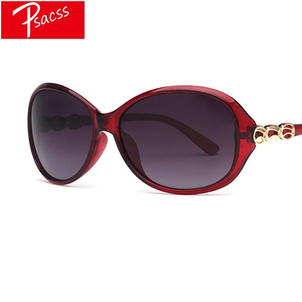 

psacss oversized sunglasses women polaroid brand designer female vintage outdoor driving sun glasses lunette soleil femme uv400, White;black