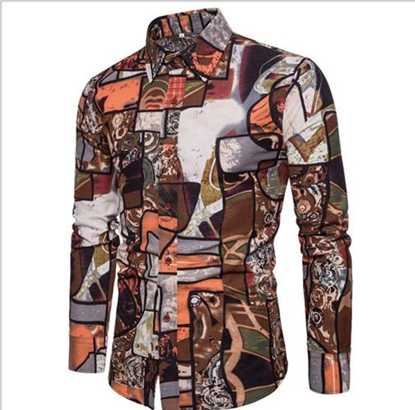 

plus size linen shirts men long sleeve men's clothing slim fit social shirt for men hip hop casual blouse, White;black
