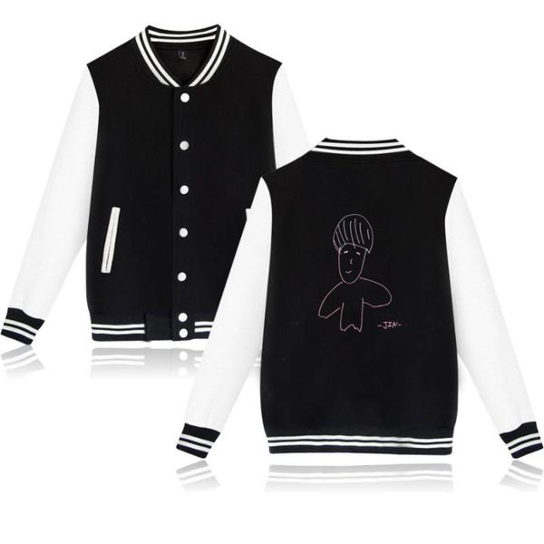 

outwear новый творческий автопортрет baseball jacket толстовка ms./men unisex casual коллаж стиль пальто бейсбол одежда a7100, Black;brown