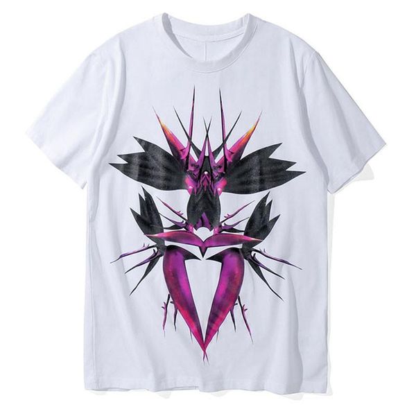 

19ss luxury mens designer t shirt fashion cotton couple short sleeve mens print sport tees 2 colors size s-2xl, White;black