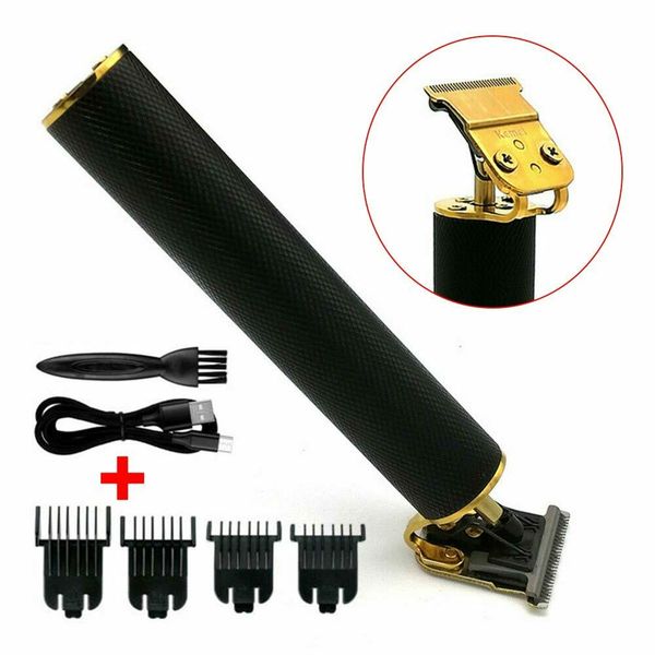 

kemei 1971 pro li t-outliner skeleton heavy hitter cordless trimmer men baldheaded hair clipper finish cutting machine