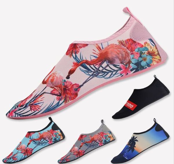 

myleyon summer water shoes men women swim shoes aqua beach big plus size sneaker sea hombre pink blue gray flamingo