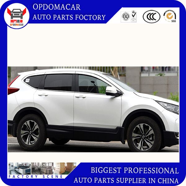 

4 piece plating decorative vent sunshade rain sunscreen deflector window sun visor for crv 2017
