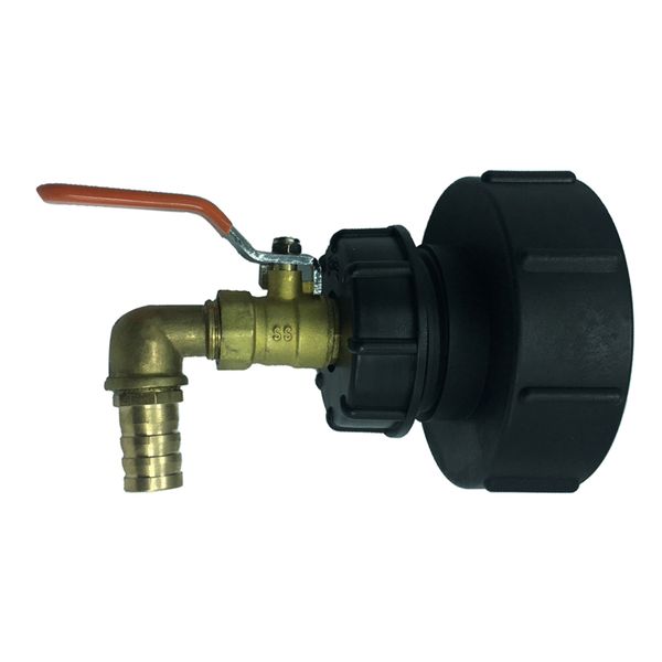 

ibc tank adapter tap, 100mm coarse thread to 14-32mm hose connector - replacement valve fitting - for home garden water connector, 8 types