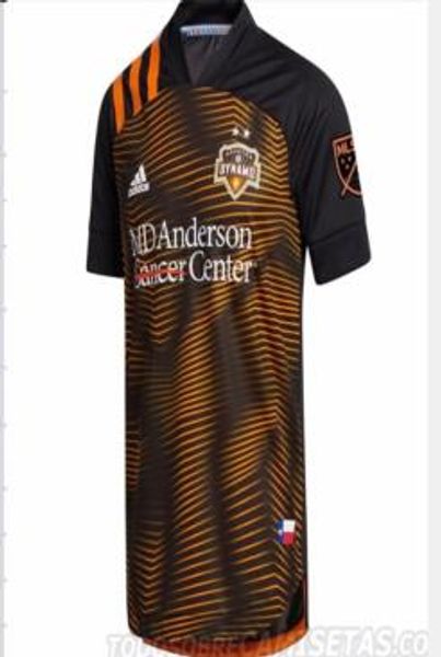 

2020 2021 houston dynamo jersey martinez manotas elis beasley cabezas football shirt 20 21 houston dynamo away soccer jersey, Black;yellow