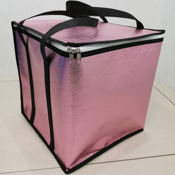 

aluminum foil large capacity cooler bag for cake women insulated bag portable delivery ice pack foldable thermal bags