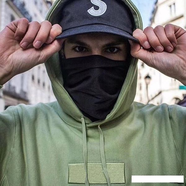 

14 color box logo embroidery cotton hoodies couple fashion hooded sweatshirts hip hop men women coat hooded skateboard hip-hop, Black