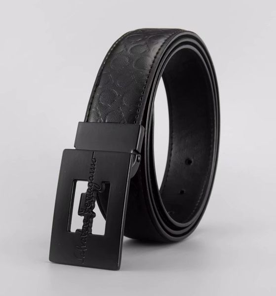 

2019 high-end men's belt luxury buckle fashion casual belt for men designers men's belt delivery, Black;brown