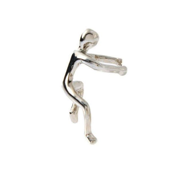 

punk cool exaggeration climbers climbing villain pierceless clip-on occident fashion ear clip, Golden;silver