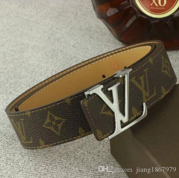 

new belts smooth buckle casual all-match designer luxury belts men fashion pu male leather belt for men, Black;brown