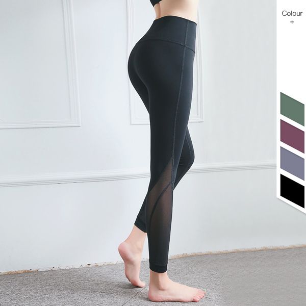 

women's sports fitness trousers women's sports crop tight leggings high-quality yoga pants hip lifting training equipment, White;red