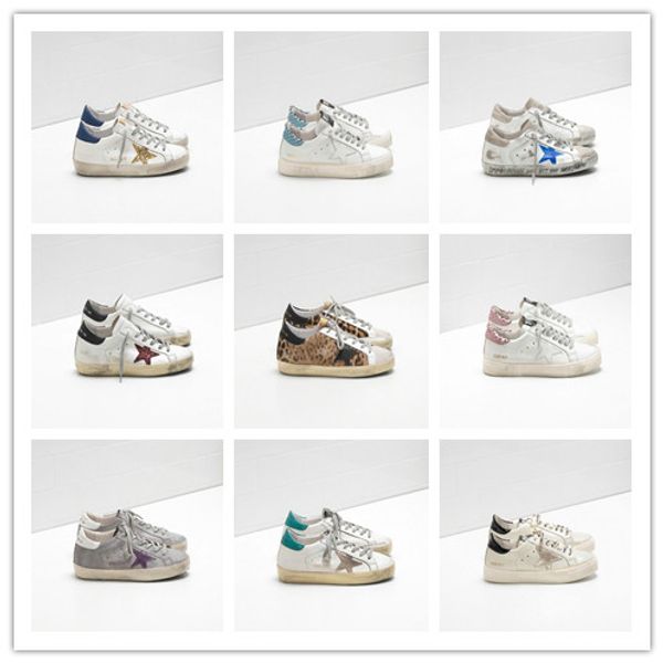 

Italy deluxe brand golden equin cla ic white do old dirty hoe goo e de igner neaker uper tar man and women port ca ual hoe 35 45