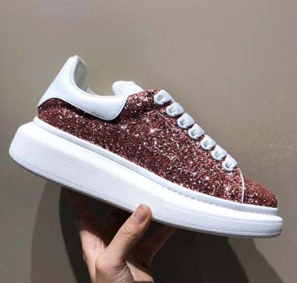 

designer shoes fashion luxury women men shoes men's leather lace up platform oversized sole sneakers white black casual shoes b5