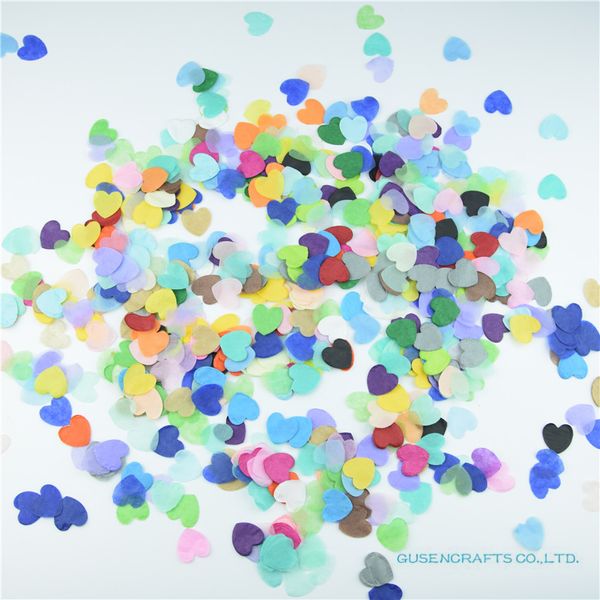 

1500pcs tissue paper heart 2.5cm wedding party confetti table decoration birthday party decorative supplies