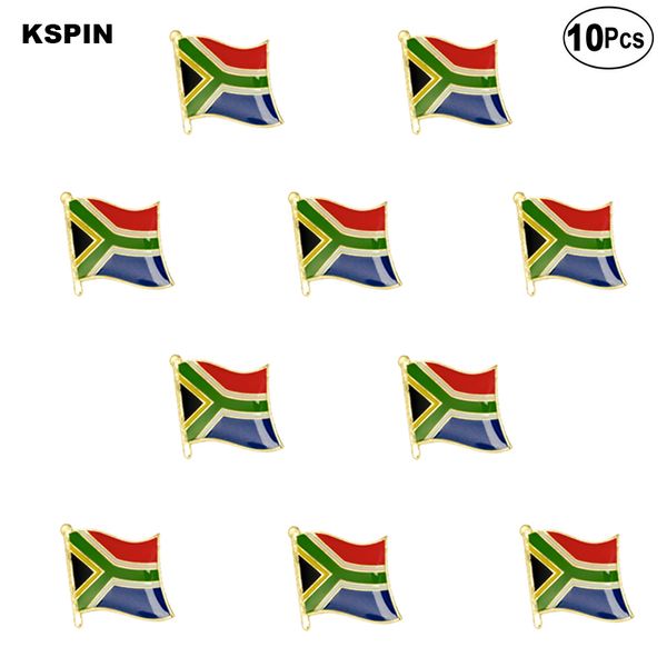 Bandiera della bandiera del Sud Africa Bandiera Bandiera Badge Badges Badge
