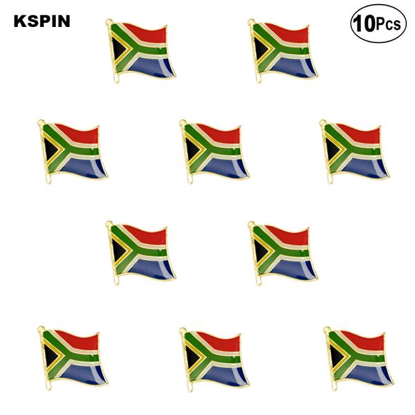 

south africa flag lapel pin flag badge brooch pins badges, Gray