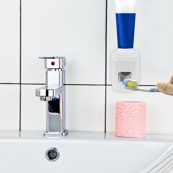 

4colors automatic bathroom tube squeezer toothpaste dispenser home gadgets toothbrush holder toothpaste dispenser home gadgets