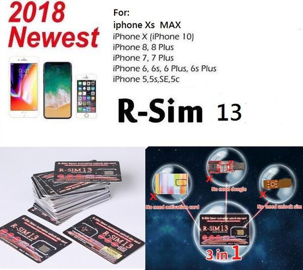 

RSIM 13 2018 R-SIM SUP Nano карта разблокировки для iPhone XS/8/7/6/IOS 11 12 6s 4G LTE