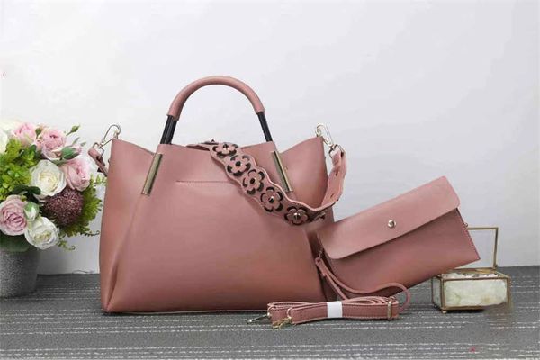 

on the new bag female new big red handbag wild fashion bag simple trendy shoulder oblique #fv