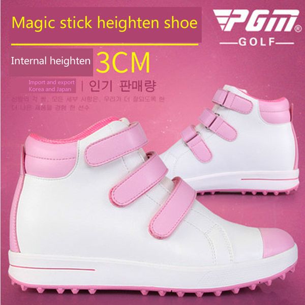 

golf shoes for women ladies' magic stickers shoelaces high shoes waterproof sports