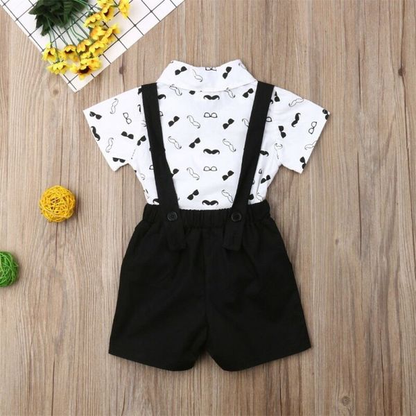 

baby boy wedding formal party bow tie suit outfit 0-24m baby boys clothing, White