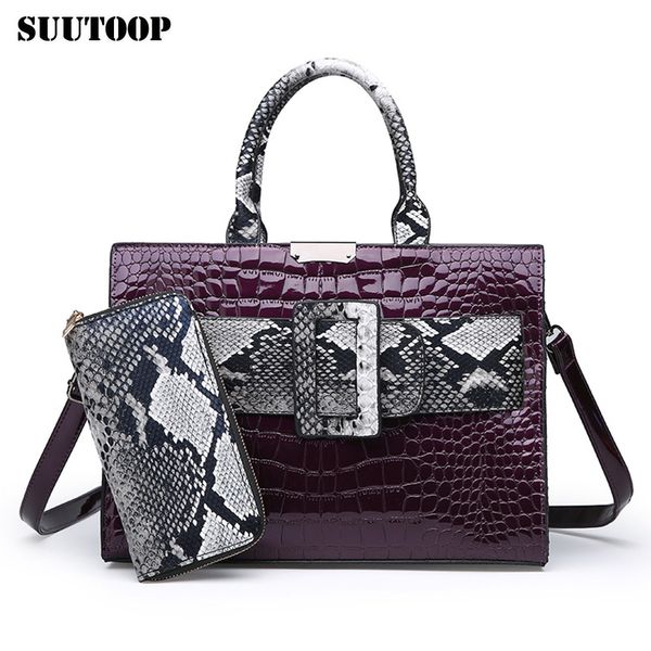 

2019 new women bags lady leather handbag female crocodile totes over shoulder chic corssbody bag luxury sac a main designer