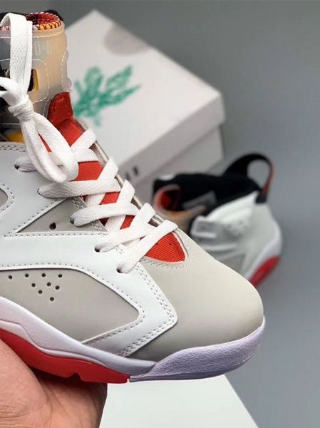 

горячая продажа заяц ct8529-062 высокое качество 6 баскетбольная обувь 6s тренеры серый белый истинный красный черный 7~13 с коробкой