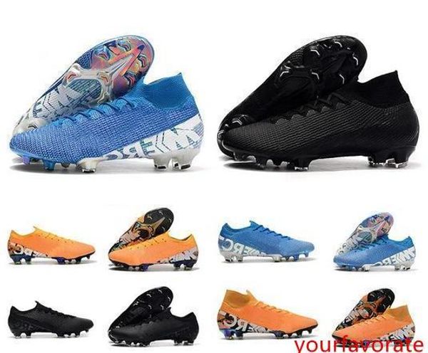 

mens mercurial superfly vii 7 360 elite se fg cr7 ronaldo neymar njr mds 001 dream speed boys soccer shoes football boots cleats size 39-4