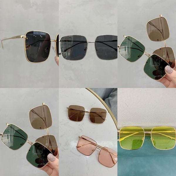 

2020 children's square sun sun women's tide ocean sunglasses street sun-shading glasses, Blue