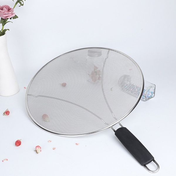

splatter экран для сковорода большой нержавеющей стали grease guard shield и catcher keep печки и сковородка clean