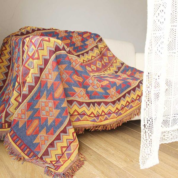 

essie home kilim carpet for sofa living room bedroom rug yarn dyed sofa blanket turkish ethnic pattern bedspread tapestry