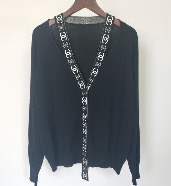 

fashion luxury sweater pullover women designer sweaters long sleeve designer sweatshirt pattern knitwear coats, White