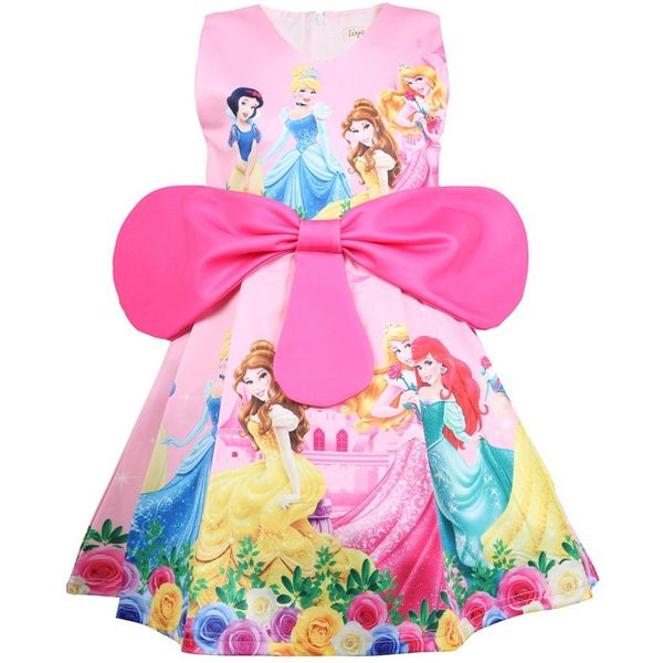 

белоснежка девушки одеваются bow золушка платья для девочек подарок на день рождения партии одежды малышей девушки платья детская одежда, Red;yellow