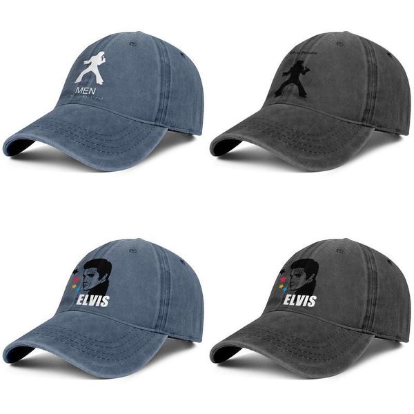 

elvis presley star for men and women baseball denim cap cool designer golf personalisedblank fashion stylishteam hats silhouette black, Blue;gray
