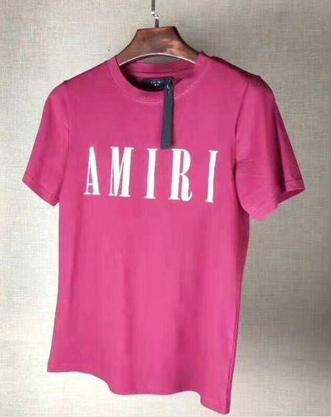 

20ss men shirts women tiger head letter embroidery t shirt mens clothing short sleeve amiri t shirt, White;black