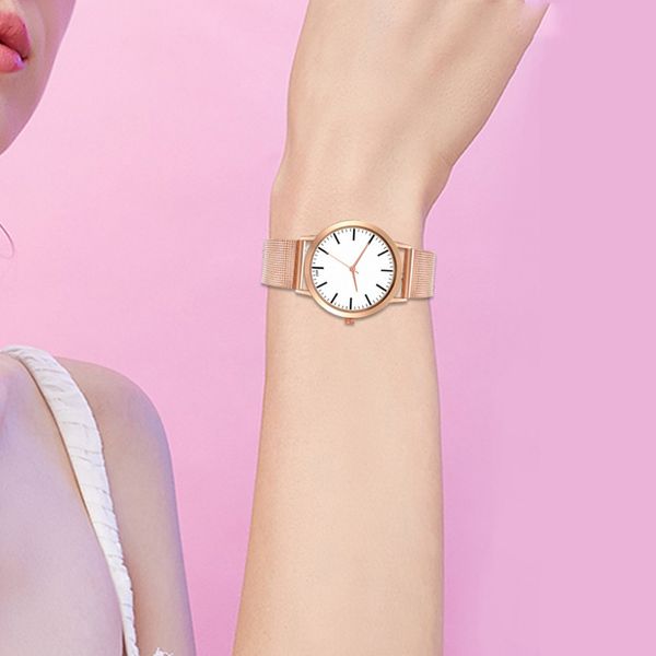 

stylish quartz watch woman's watches high-end blue glass life waterproof elegant women clock wristlet precious relojes bracelet, Slivery;brown