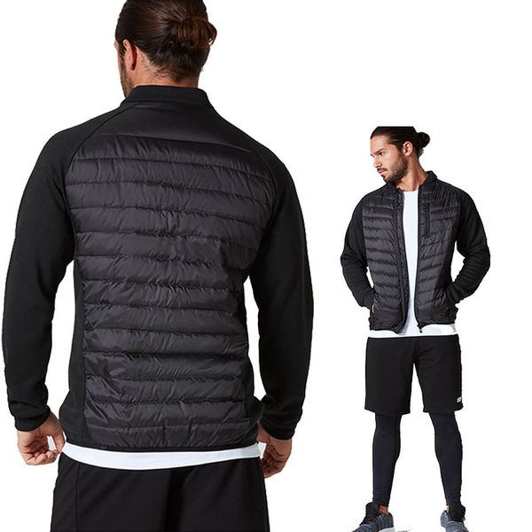 

winter jacket men 2019 fashion stand collar male coat mens down jacket zipper black fashion brand casual warm jogging