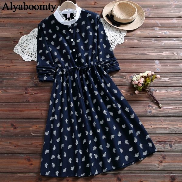 

23 colors mori girl autumn winter women cute dress vintage plaid cotton lace up casual loose vestidos mujer elegant preppy dress, Black;gray