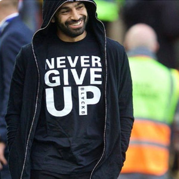 

salah t shirt winner never give up short sleeve tees cool win helpshirt leisure clothing pure color cotton tshirt, White;black