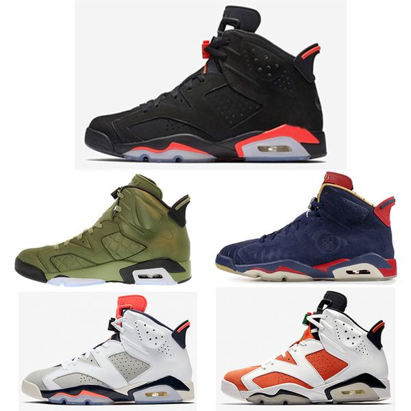

High Quality 6s Men Basketball Shoes 3M Reflective Bugs Bunny Tinker Hatfield UNC Oreo Men Sports Sneakers Designer Trainers US 7-13