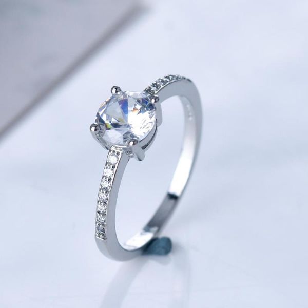 

princess four rings engagement ring for women anniversary ring wedding rings jewelry, Slivery;golden