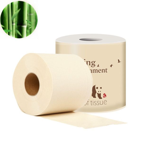 

10 рулонов бамбук целлюлозы туалетной бумаги слоями доме ванна туалет рулонной бумаги первичной древесной массы туалетной бумаги ткани ролл