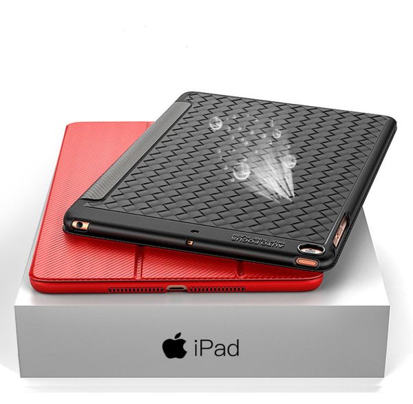 

silicone pu soft anti falling ultra thins ipad case for ipad air 2,mini 1235 multi heat dissipation full protecticve back cover