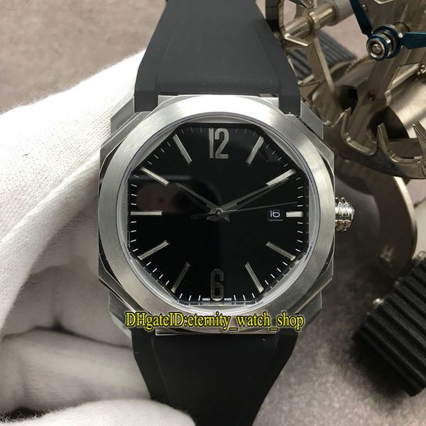 

gb v3 version octo solotempo 101964 bgo41bsld black dial japan miyota 9015 automatic 101963 mens watch sapphire steel case sport watches, Slivery;brown