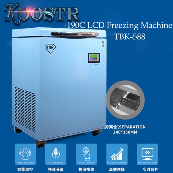 

tbk-588 professional mass -190c lcd touch screen ing separating machine lcd panel frozen separator machine for edge